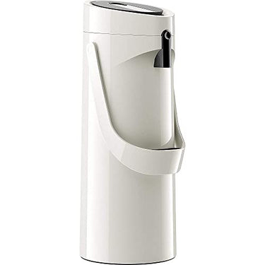 Emsa GmbH 515707 Ponza ISO Thermosflasche 1, 9 l, Edelstahl, 17 x 16,5 x 39 cm, Edelstahl, weiß im Sale